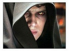 Anakin y la mirada torva de Hayden Christensen