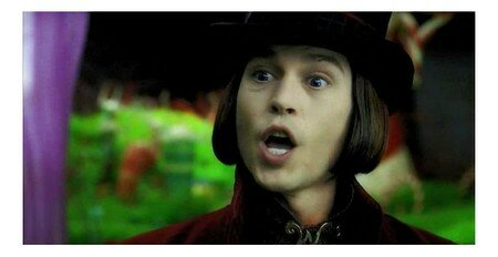 Johnny Willy mueca Depp Wonka