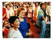 La abuela Emilia/Graciana, de azul